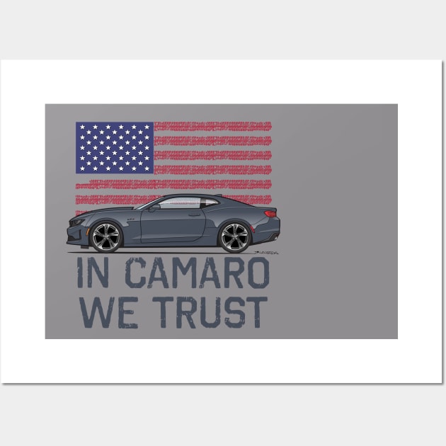 In Camaro We Trust Wall Art by JRCustoms44